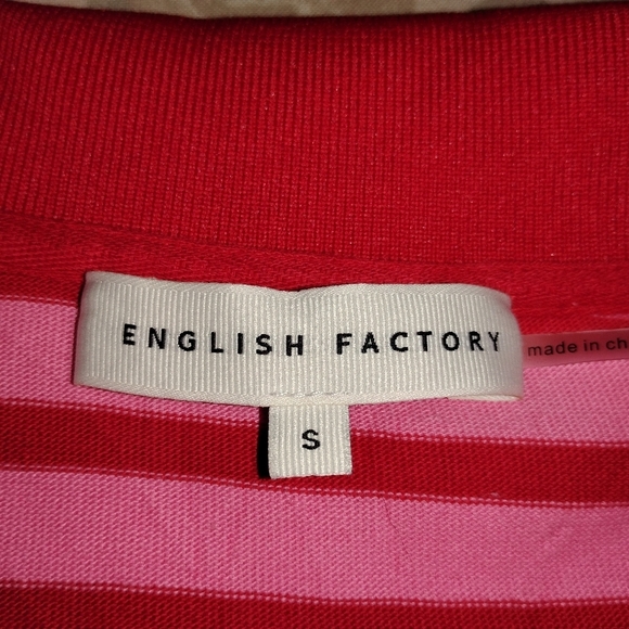 RED AND PINK STRIPED POLO SHIRT - Picture 5 of 6